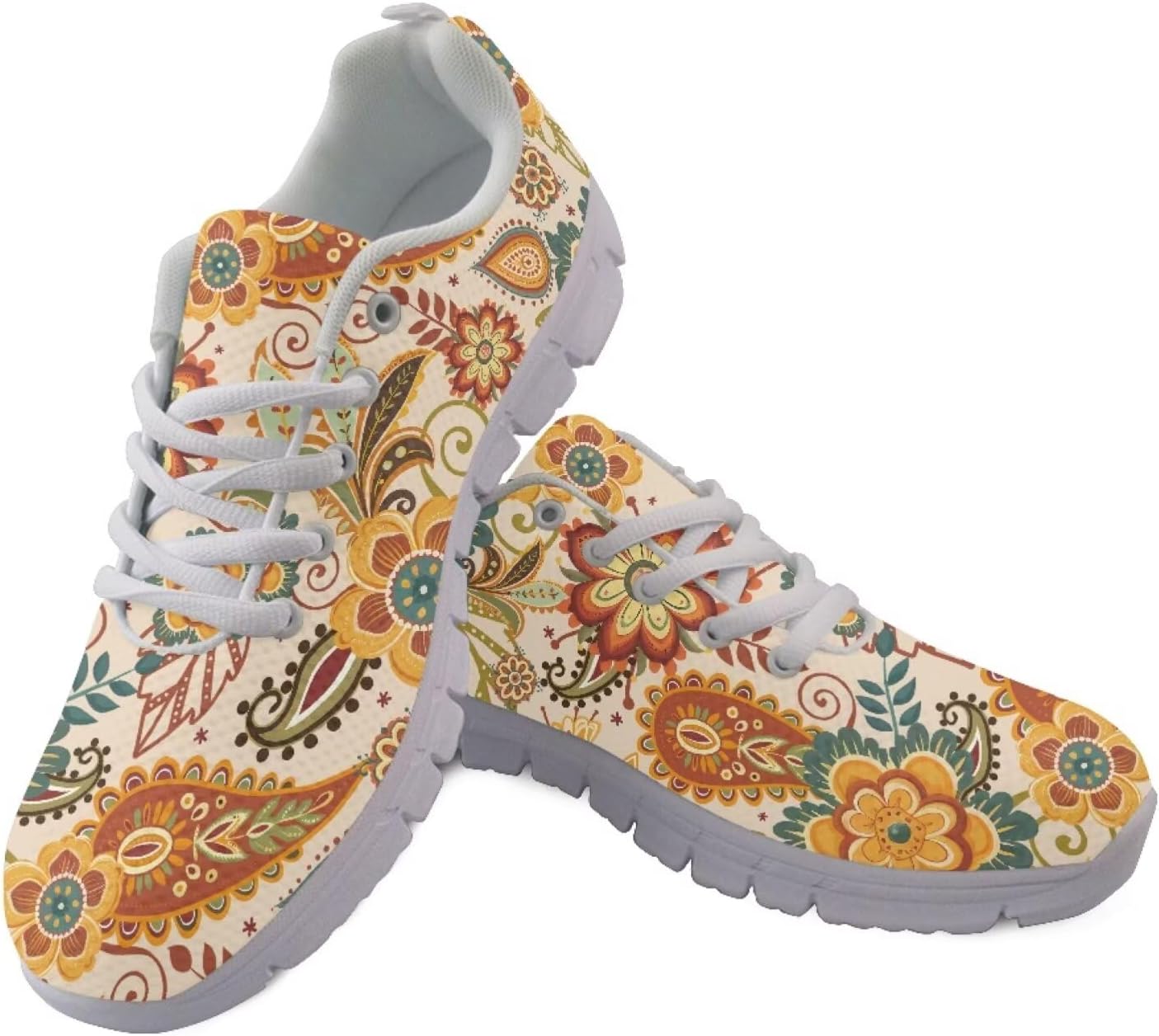 Кроссовки Jeiento Fashion для женщин и мужчин, спортивная обувь для ходьбы, плоская рабочая обувь, легкие дышащие сетчатые теннисные кроссовки, Mandala Boho Flowers
Кроссовки Jeiento Fashion для женщин и мужчин, спортивная обувь для ходьбы, плоская рабочая обувь, легкие дышащие сетчатые теннисные кроссовки, Mandala Boho Flowers