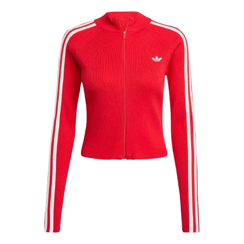 (WMNS) Спортивная футболка Adidas 3-Striped Slim Knit Track Top 'Red'
(WMNS) Спортивная футболка Adidas 3-Striped Slim Knit Track Top 'Red'
