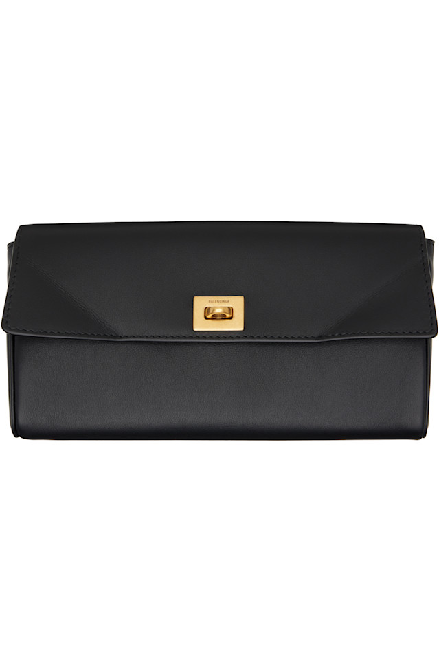 Континентальный кошелек Rodeo Balenciaga, черный
Континентальный кошелек Rodeo Balenciaga, черный