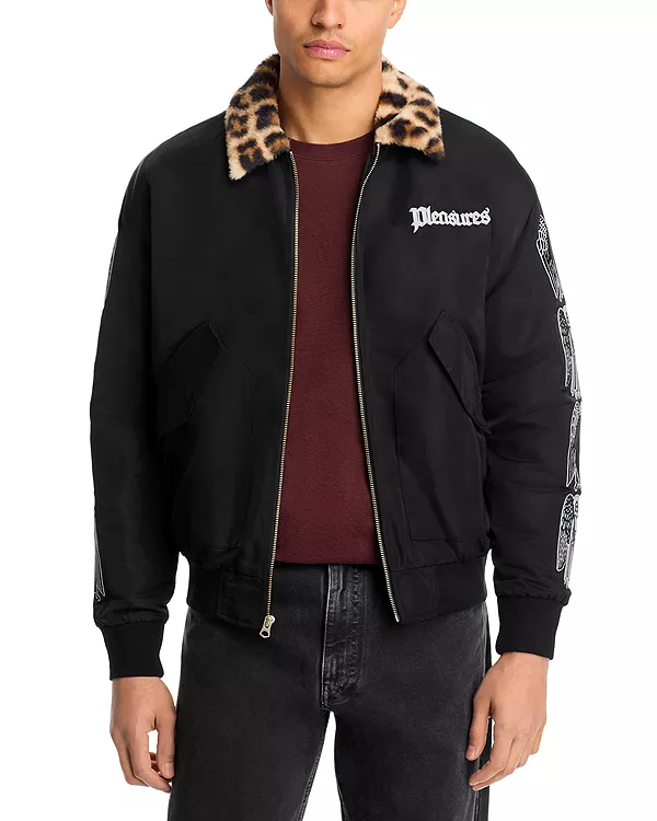 Городская куртка-поло с контрастным воротником Pleasures, черный
Городская куртка-поло с контрастным воротником Pleasures, черный