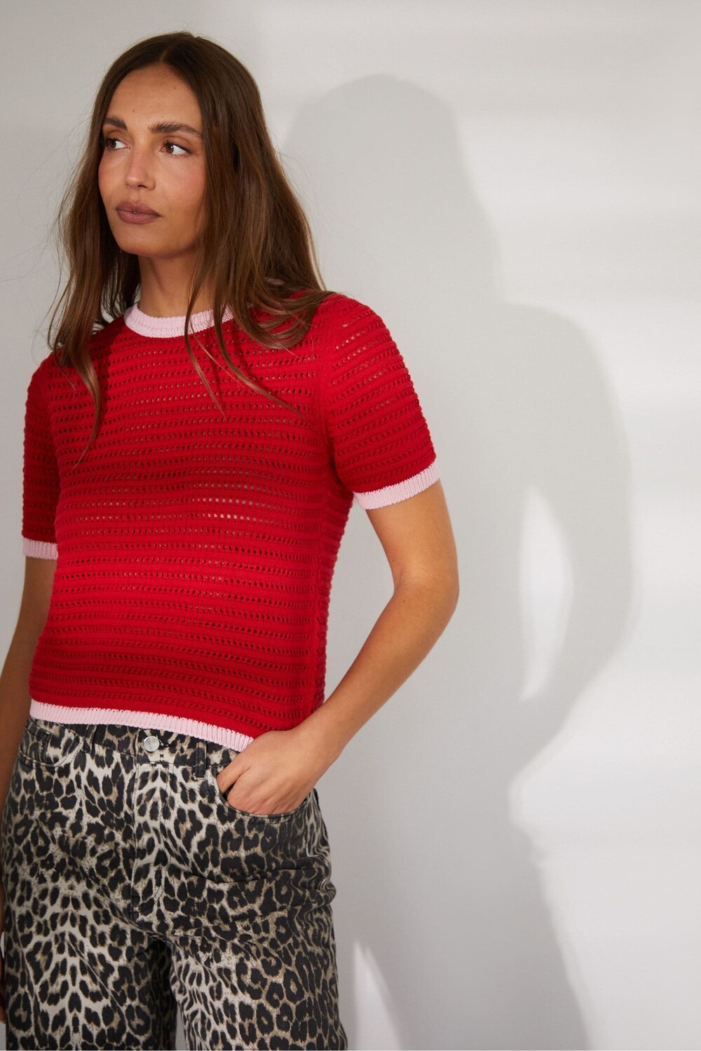 Футболка крючком с контрастной отделкой Threadbare, красный
Футболка крючком с контрастной отделкой Threadbare, красный