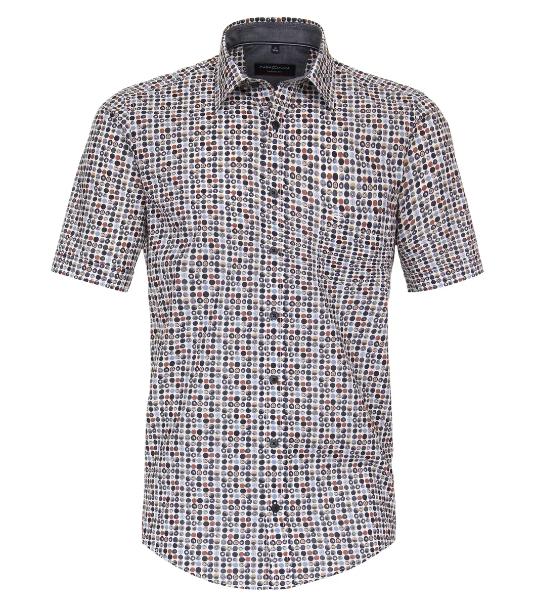 Рубашка CASAMODA с короткими рукавами "Повседневная рубашка CASAMODA с короткими рукавами и принтом ", серый
Рубашка CASAMODA с короткими рукавами "Повседневная рубашка CASAMODA с короткими рукавами и принтом ", серый