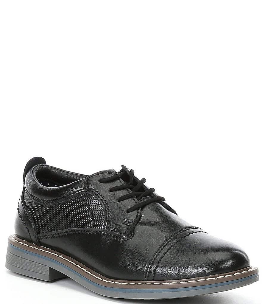 Кожаные модельные туфли Steve Madden для мальчиков Toliverr (для малышей), черный
Кожаные модельные туфли Steve Madden для мальчиков Toliverr (для малышей), черный