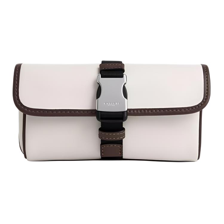 COACH Гладкий клатч из телячьей кожи женский мел
COACH Гладкий клатч из телячьей кожи женский мел