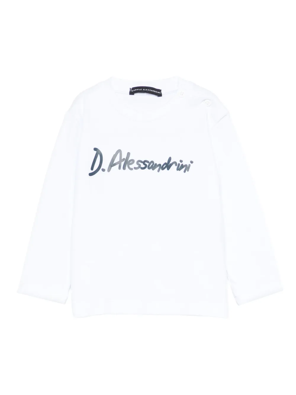 Лонгслив с принтом-логотипом Daniele Alessandrini Kids, белый
Лонгслив с принтом-логотипом Daniele Alessandrini Kids, белый