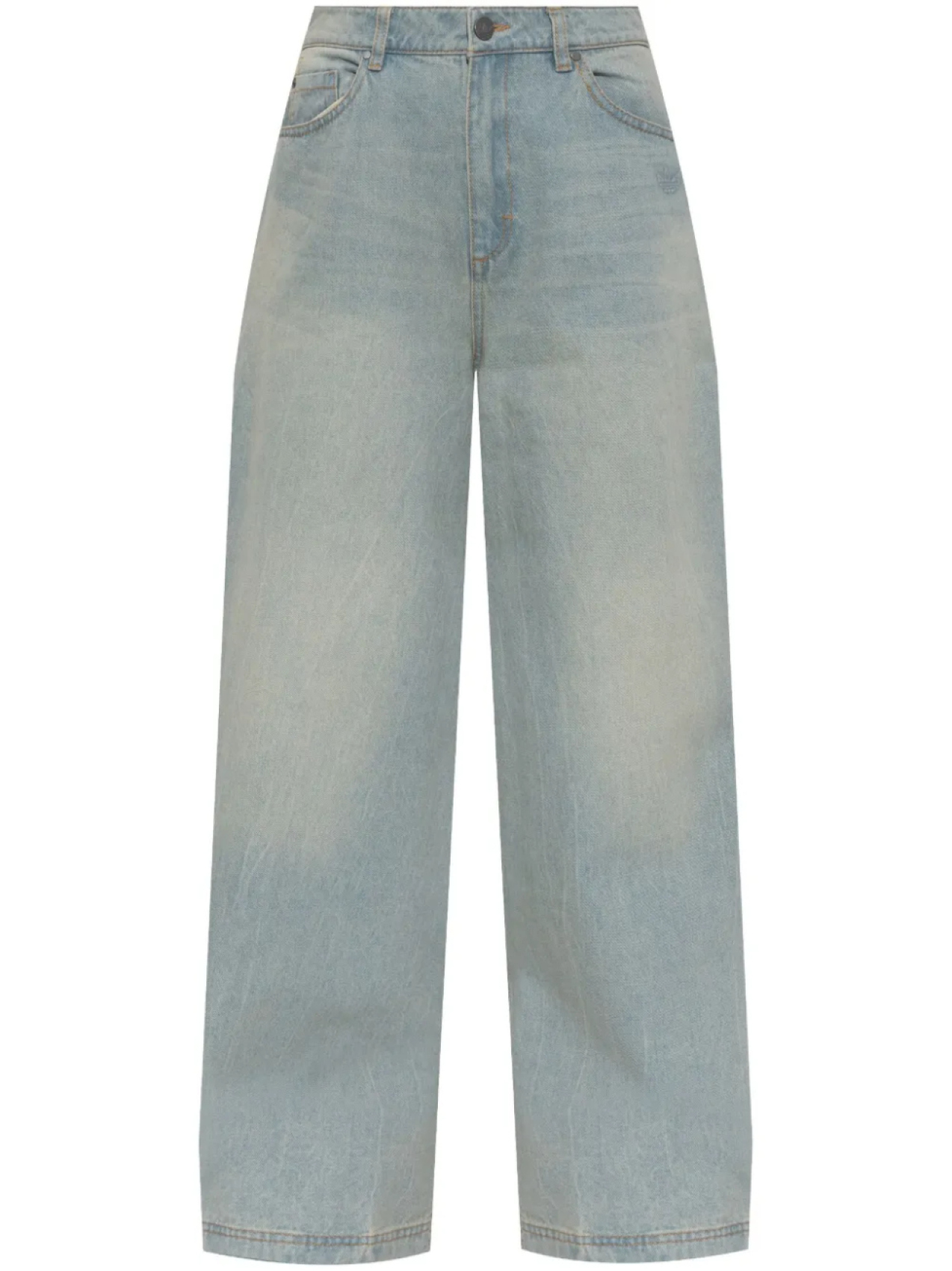 Джинсы adidas с широкими штанинами и застежкой-молнией, синий
Джинсы adidas с широкими штанинами и застежкой-молнией, синий