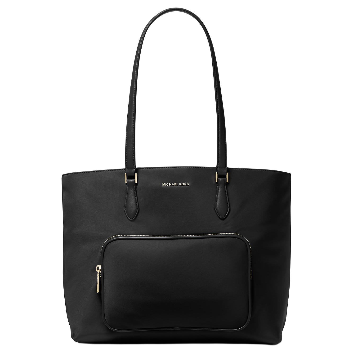 MICHAEL KORS Нейлоновая сумка-шоппер через плечо большая женская черная