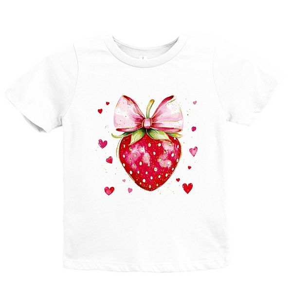 Футболка с принтом Coquette strawberry hearts watercolor The Juniper Shop, White
Футболка с принтом Coquette strawberry hearts watercolor The Juniper Shop, White