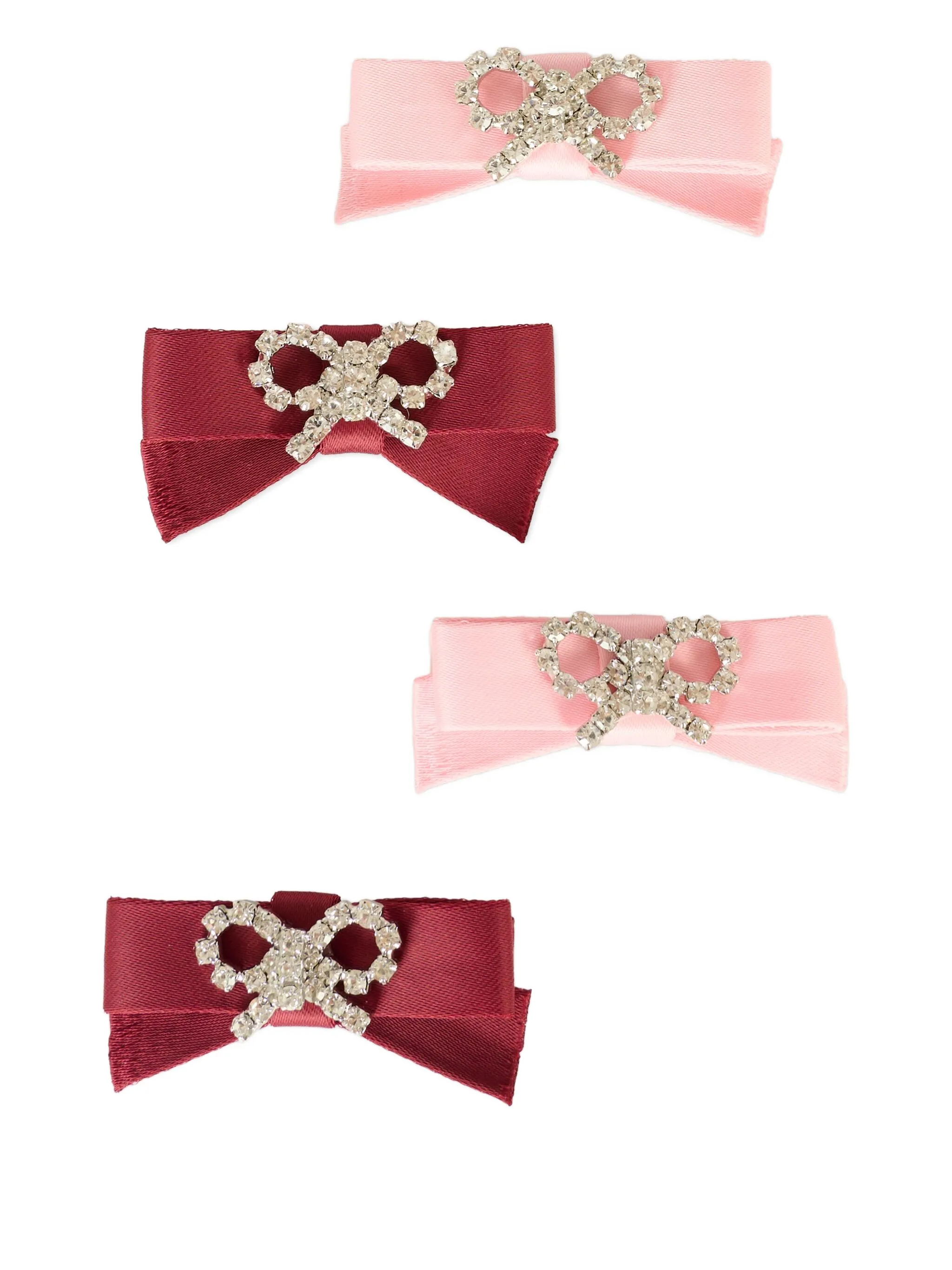 Комплект из четырех заколок для волос с бантом Self-Portrait Kids, розовый
Комплект из четырех заколок для волос с бантом Self-Portrait Kids, розовый