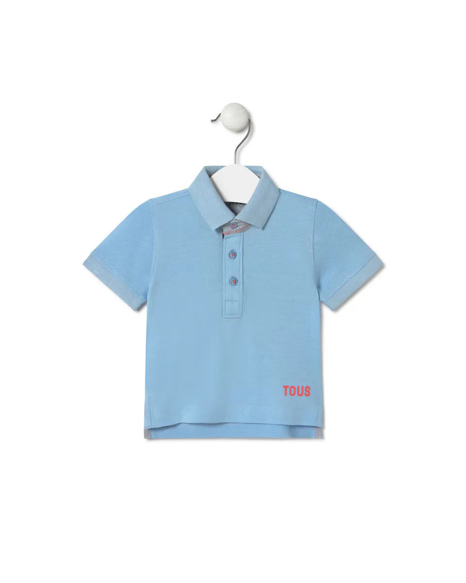 Обычная рубашка-поло с короткими рукавами для мальчика Tous, светло-голубой
Обычная рубашка-поло с короткими рукавами для мальчика Tous, светло-голубой