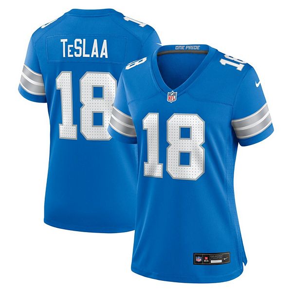 Женская игровая футболка Isaac Teslaa Detroit Lions синего цвета Nike
Женская игровая футболка Isaac Teslaa Detroit Lions синего цвета Nike