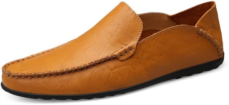 Мужские лоферы с округлым носком на плоской подошве - модная, дышащая повседневная обувь с эргономичным дизайном и удобной для стопы формой Hoalox, желтый
Мужские лоферы с округлым носком на плоской подошве - модная, дышащая повседневная обувь с эргономичным дизайном и удобной для стопы формой Hoalox, желтый