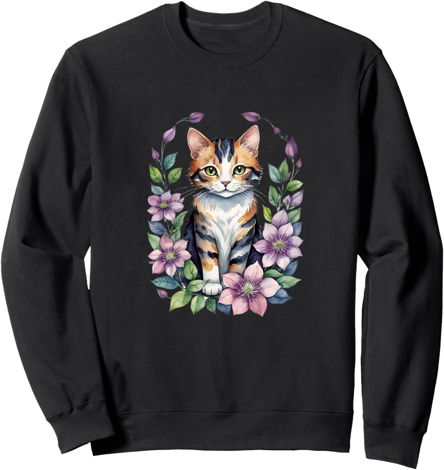 Толстовка с цветочным принтом и котятами Cat Snugg, черный
Толстовка с цветочным принтом и котятами Cat Snugg, черный