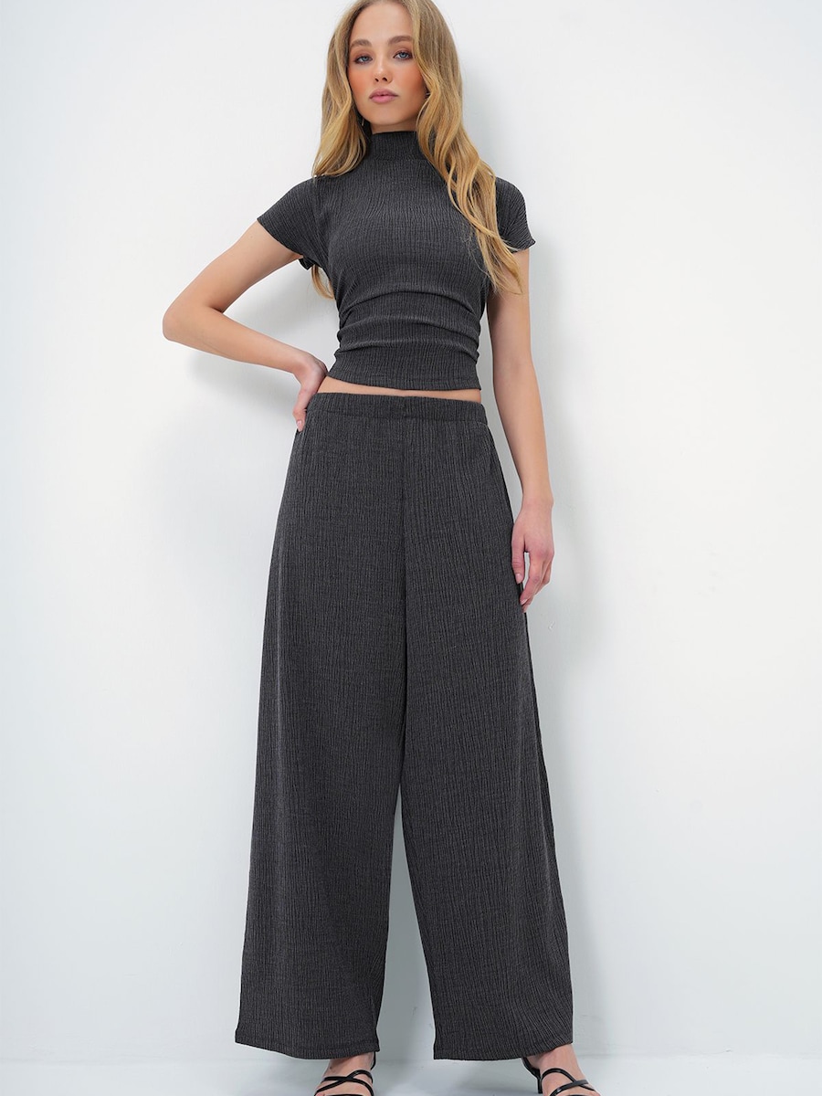 Рубашка Trend Alaçatı Stili, антрацит
Рубашка Trend Alaçatı Stili, антрацит