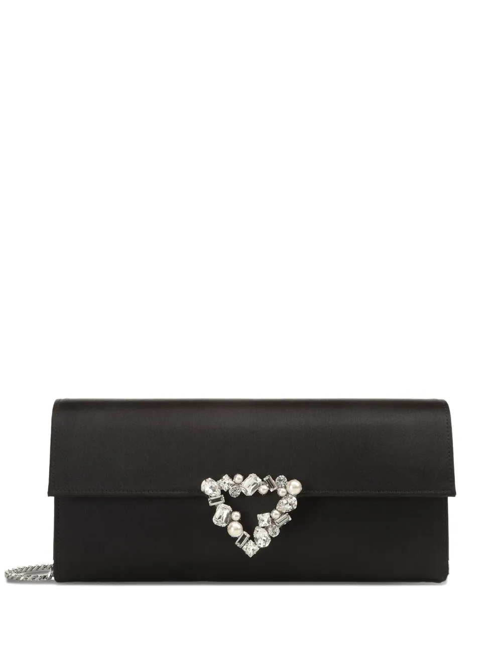 Атласный клатч, украшенный драгоценными кристаллами Sergio Rossi, черный
Атласный клатч, украшенный драгоценными кристаллами Sergio Rossi, черный