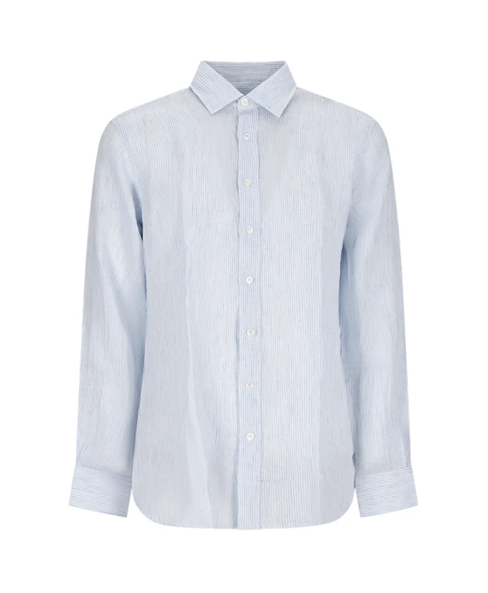 Стильная мужская рубашка с эффектом потертости Lardini, синий
Стильная мужская рубашка с эффектом потертости Lardini, синий