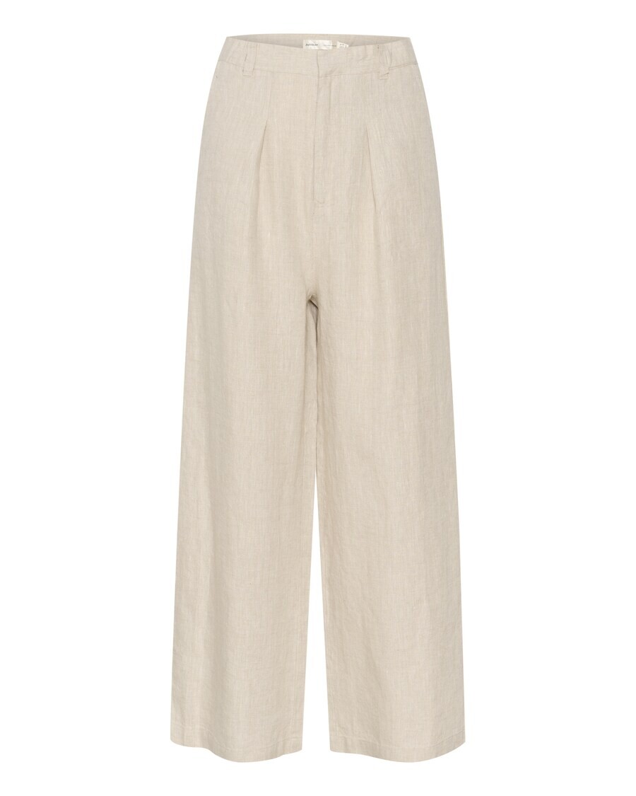 Брюки со складками спереди InWear Wide leg Pleat-Front Pants Peg, пятнистый бежевый 
Брюки со складками спереди InWear Wide leg Pleat-Front Pants Peg, пятнистый бежевый