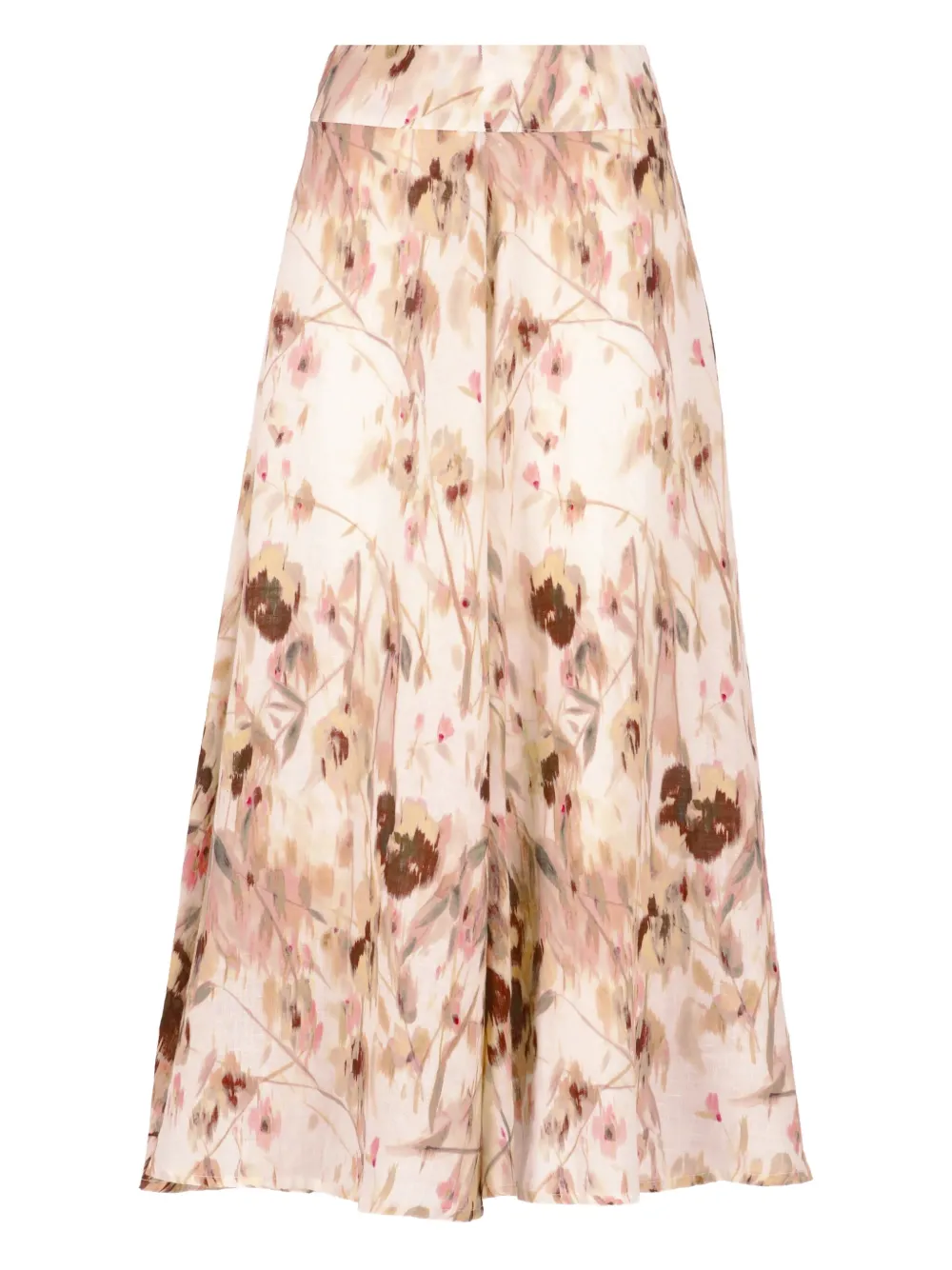 Юбка миди с молнией и цветочным принтом 120% Lino, белый
Юбка миди с молнией и цветочным принтом 120% Lino, белый