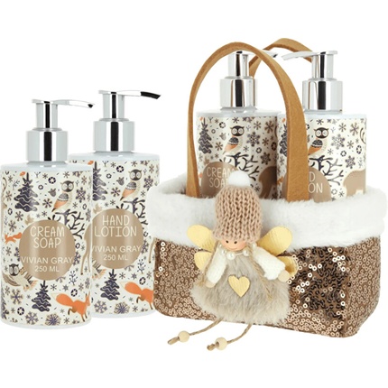 Косметический набор для ухода за руками Bronze Fairy - крем-мыло и лосьон для рук Vivian Gray
Косметический набор для ухода за руками Bronze Fairy - крем-мыло и лосьон для рук Vivian Gray