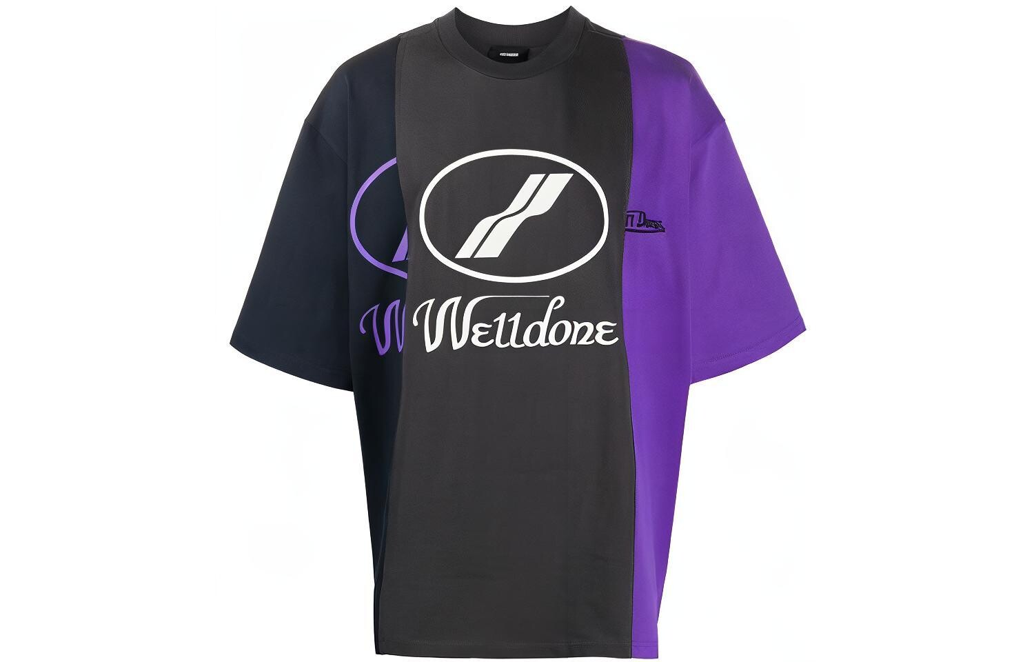 Футболка унисекс черная We11Done, черный
Футболка унисекс черная We11Done, черный