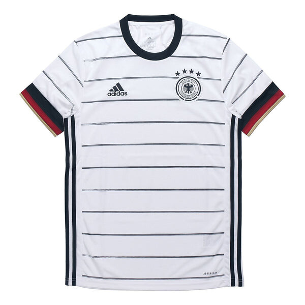 Футболка футбольные спортивные тренировочные с коротким рукавом для фанатов Германия домашняя белая Adidas, белый
Футболка футбольные спортивные тренировочные с коротким рукавом для фанатов Германия домашняя белая Adidas, белый