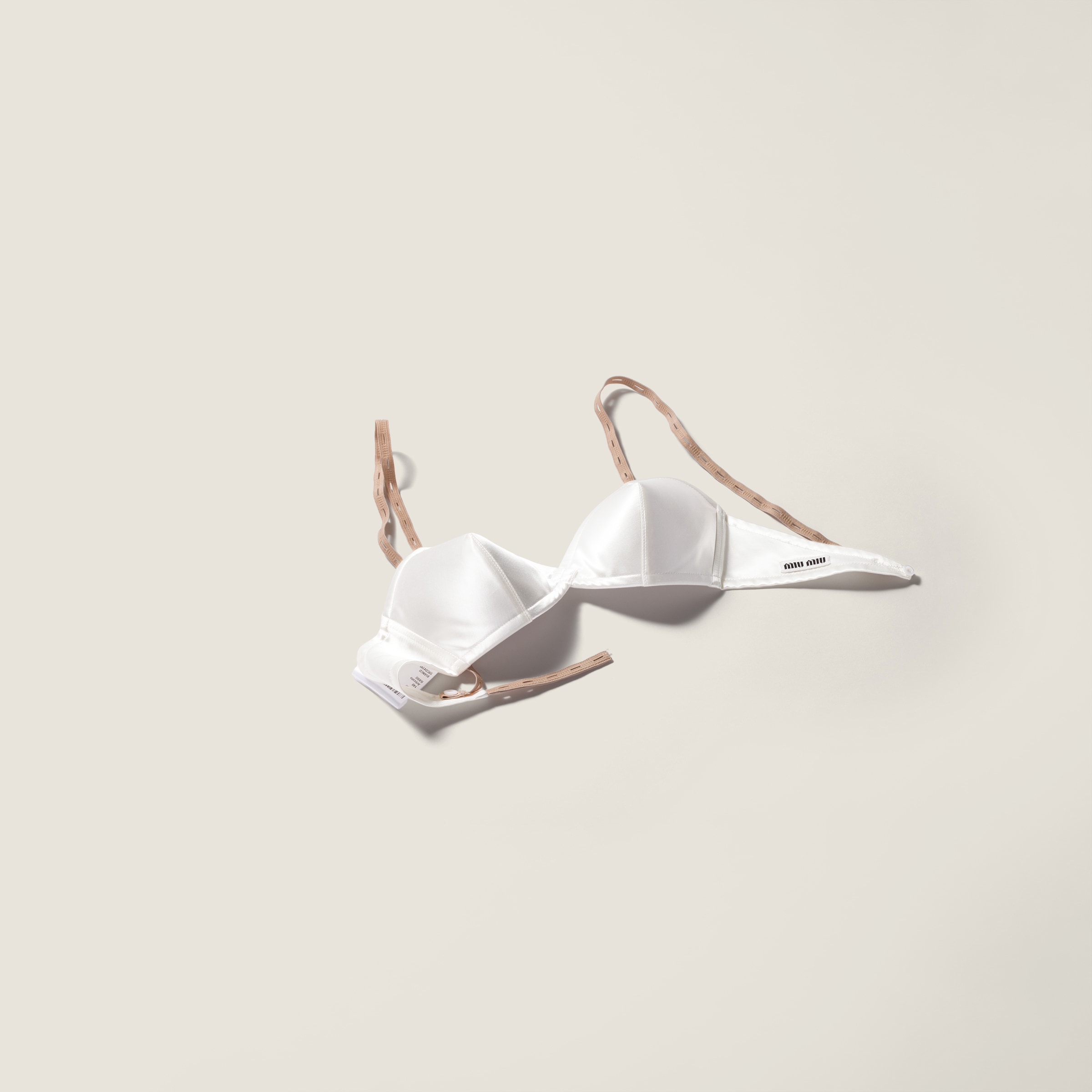 Атласный бюстгальтер MIU MIU, белый
Атласный бюстгальтер MIU MIU, белый