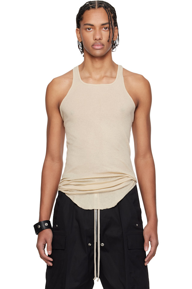 Rick Owens Топ Off-White Temple Basic Rib Tank Top
Rick Owens Топ Off-White Temple Basic Rib Tank Top