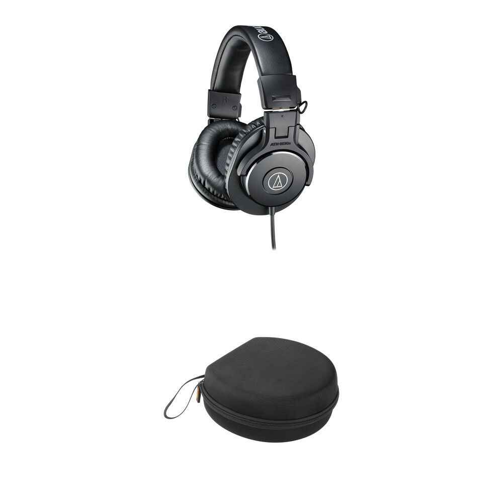 Комплект мониторных наушников и кейса Audio-Technica ATH-M30x
Комплект мониторных наушников и кейса Audio-Technica ATH-M30x