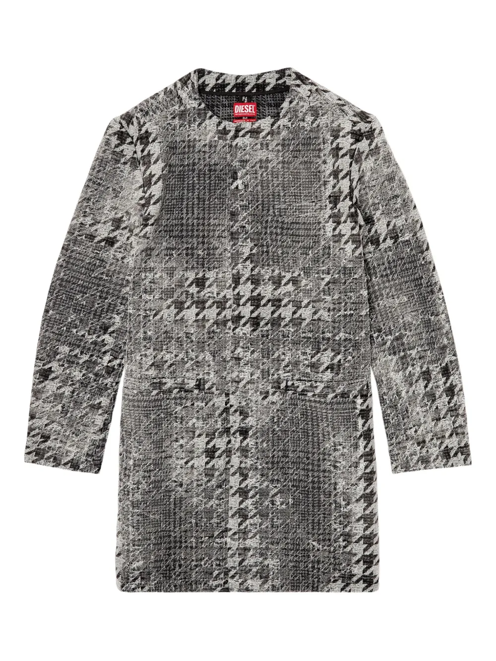 Жаккардовое пальто из денима DIESEL, серый
Жаккардовое пальто из денима DIESEL, серый