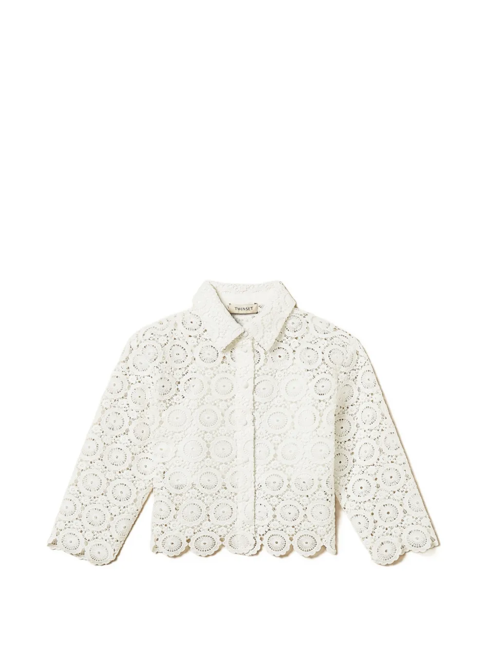 Кружевная свободная рубашка Twinset Kids, белый
Кружевная свободная рубашка Twinset Kids, белый