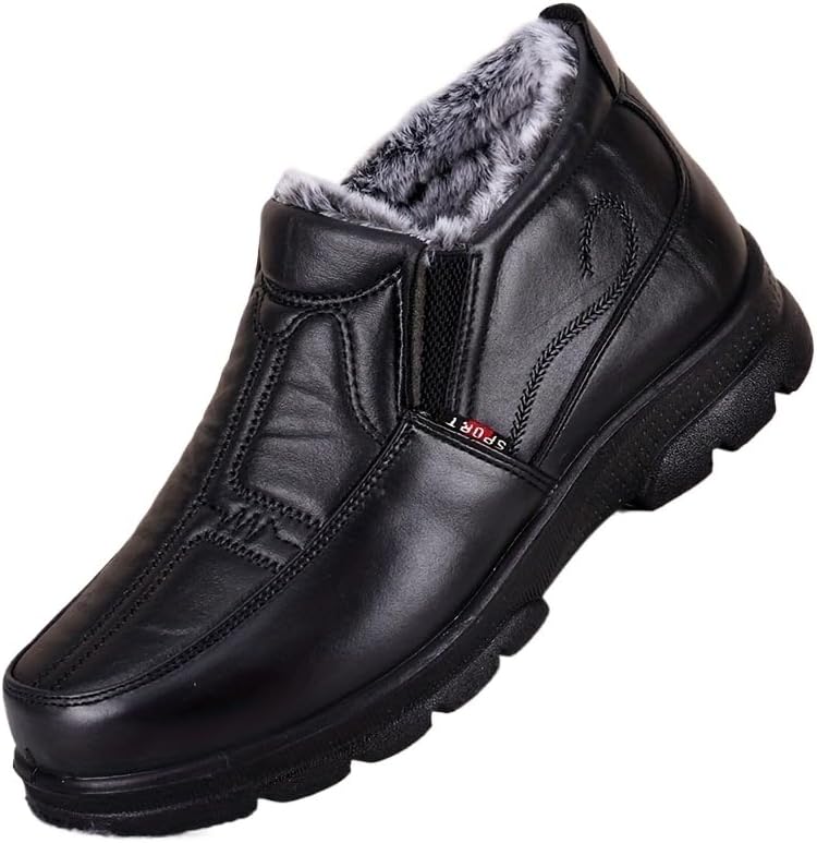 Мужские зимние ботинки-слипоны на щиколотку - утепленные, с флисовой подкладкой, повседневные и спортивные, с противоскользящей резиновой подошвой, с круглым носком, для походов на свежем воздухе и повседневной носки Hhhchpm, черный
Мужские зимние ботинки-слипоны на щиколотку - утепленные, с флисовой подкладкой, повседневные и спортивные, с противоскользящей резиновой подошвой, с круглым носком, для походов на свежем воздухе и повседневной носки Hhhchpm, черный