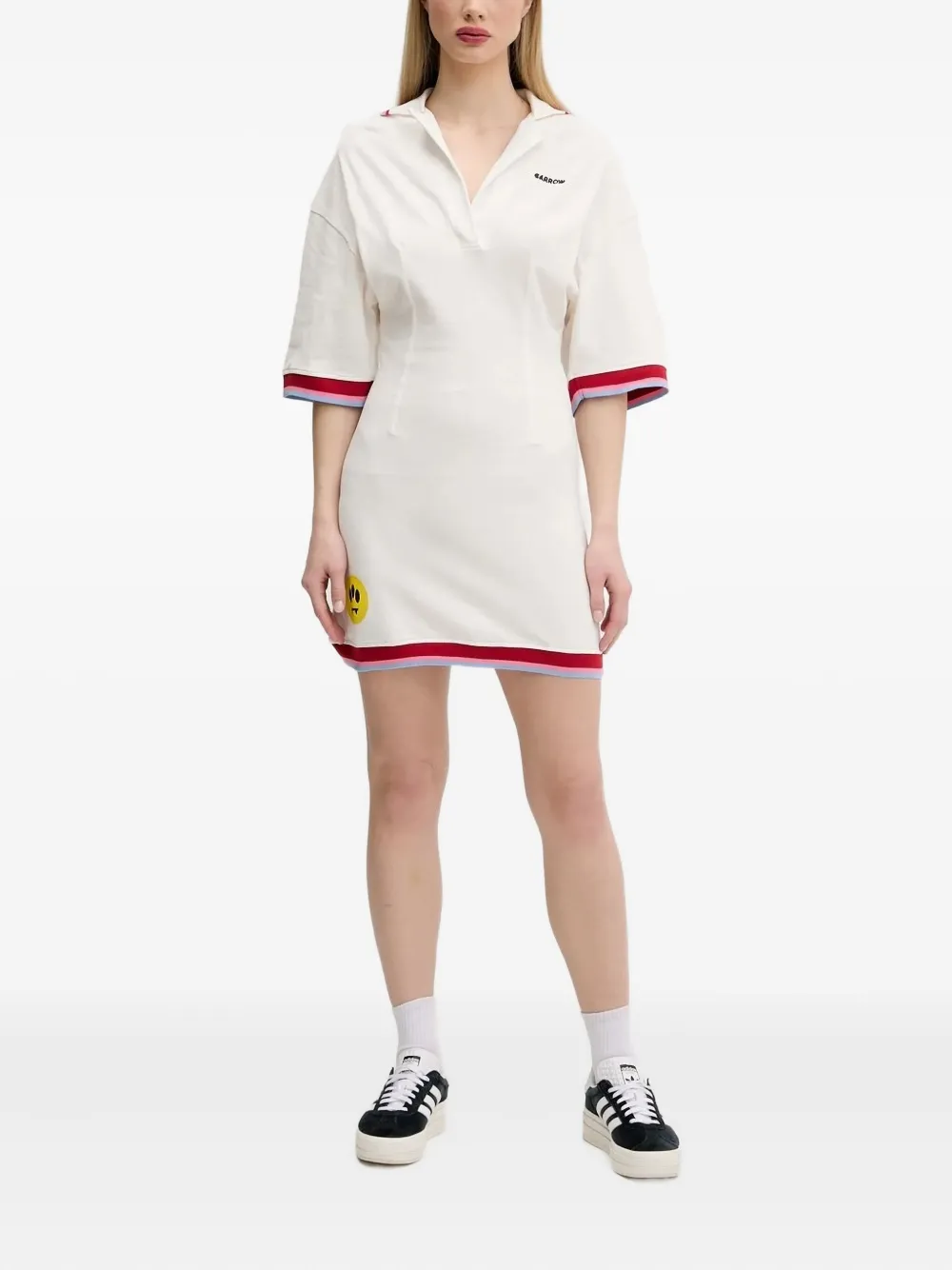 Платье мини с воротником поло и полосками BARROW, нейтральный
Платье мини с воротником поло и полосками BARROW, нейтральный
