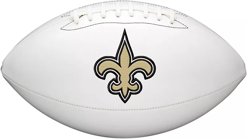Футбольный мяч Wilson New Orleans Saints Autograph, официальный размер 11 дюймов
Футбольный мяч Wilson New Orleans Saints Autograph, официальный размер 11 дюймов