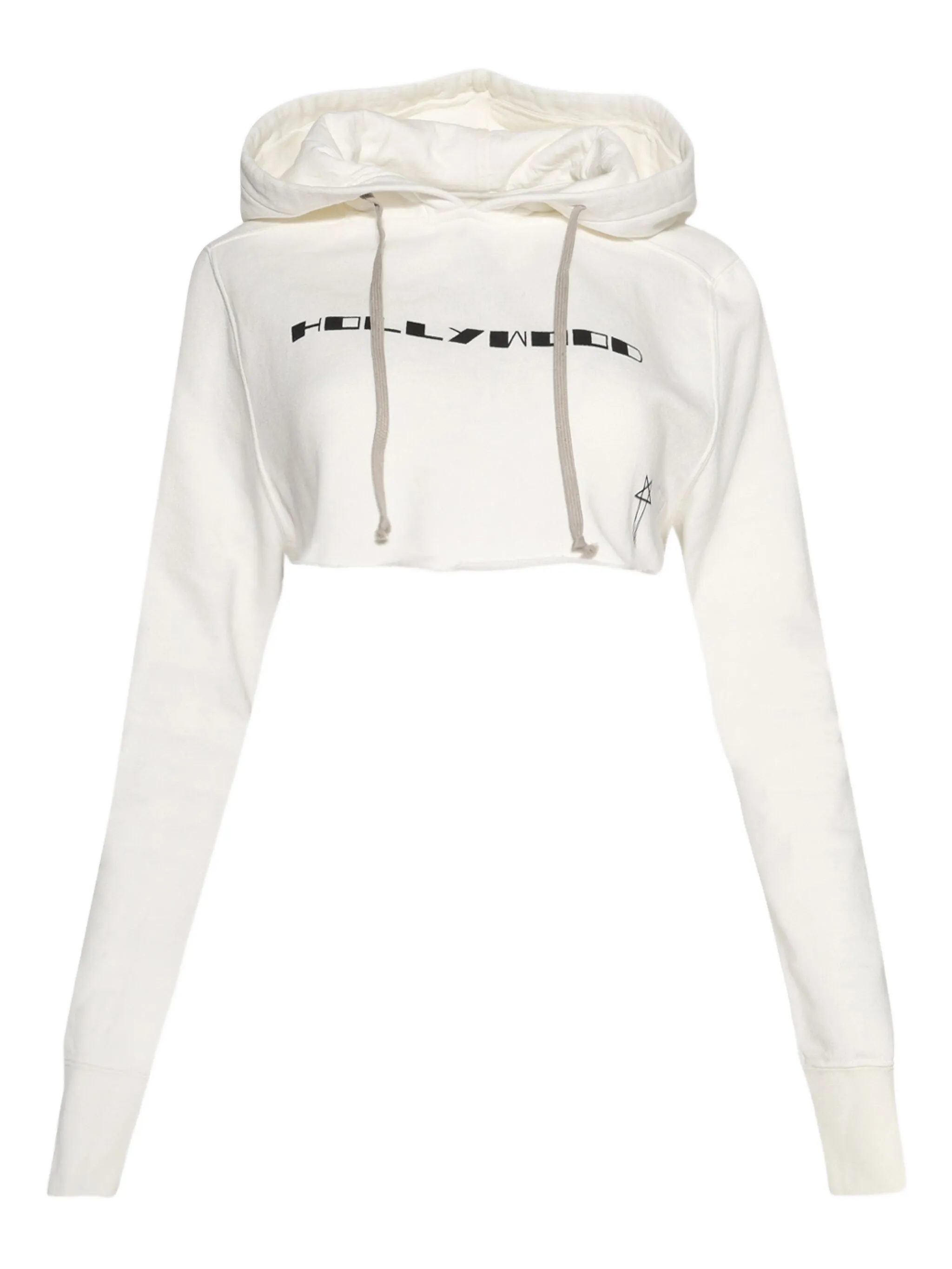 Укороченное худи Rick Owens Drkshdw, белый
Укороченное худи Rick Owens Drkshdw, белый