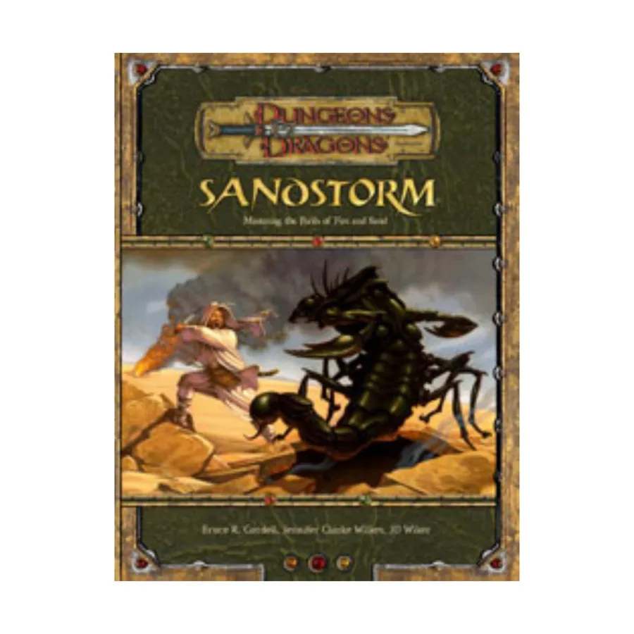 Sandstorm, Dungeons & Dragons (3rd Edition) (d20) - Sourcebooks, твердый переплет
Sandstorm, Dungeons & Dragons (3rd Edition) (d20) - Sourcebooks, твердый переплет