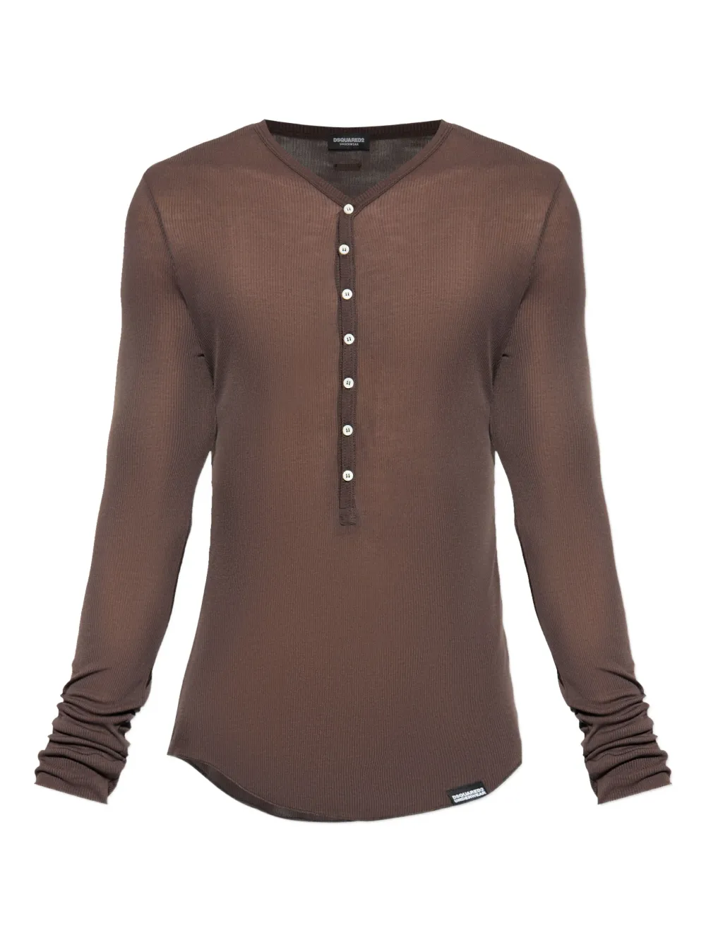 Рубашка с длинными рукавами в рубчик на пуговицах Dsquared2, коричневый
Рубашка с длинными рукавами в рубчик на пуговицах Dsquared2, коричневый
