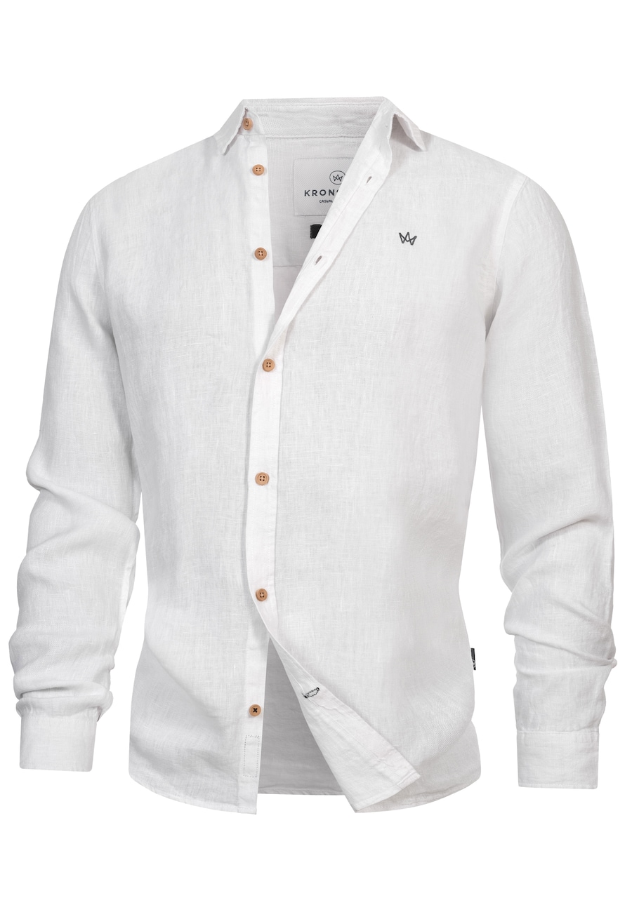 Рубашка на пуговицах классического кроя Kronstadt Ayers, белый
Рубашка на пуговицах классического кроя Kronstadt Ayers, белый
