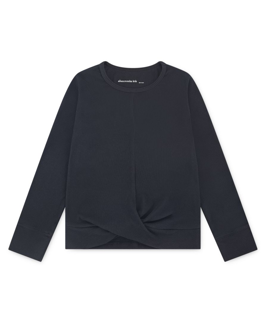 Уютный вязаный топ для девочек с перекрученным передом abercrombie kids, Charcoal
Уютный вязаный топ для девочек с перекрученным передом abercrombie kids, Charcoal