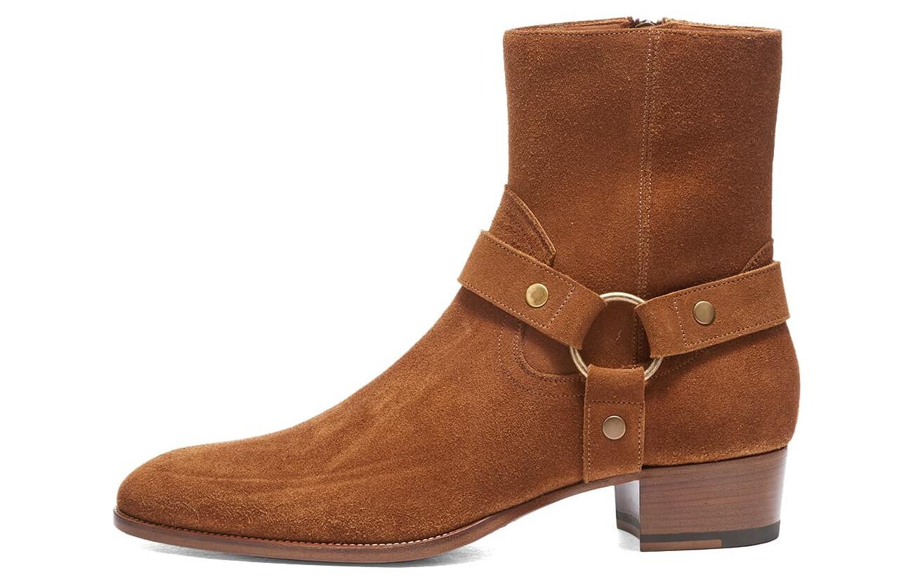 Сапоги Saint Laurent Wyatt Harness, коричневый
Сапоги Saint Laurent Wyatt Harness, коричневый