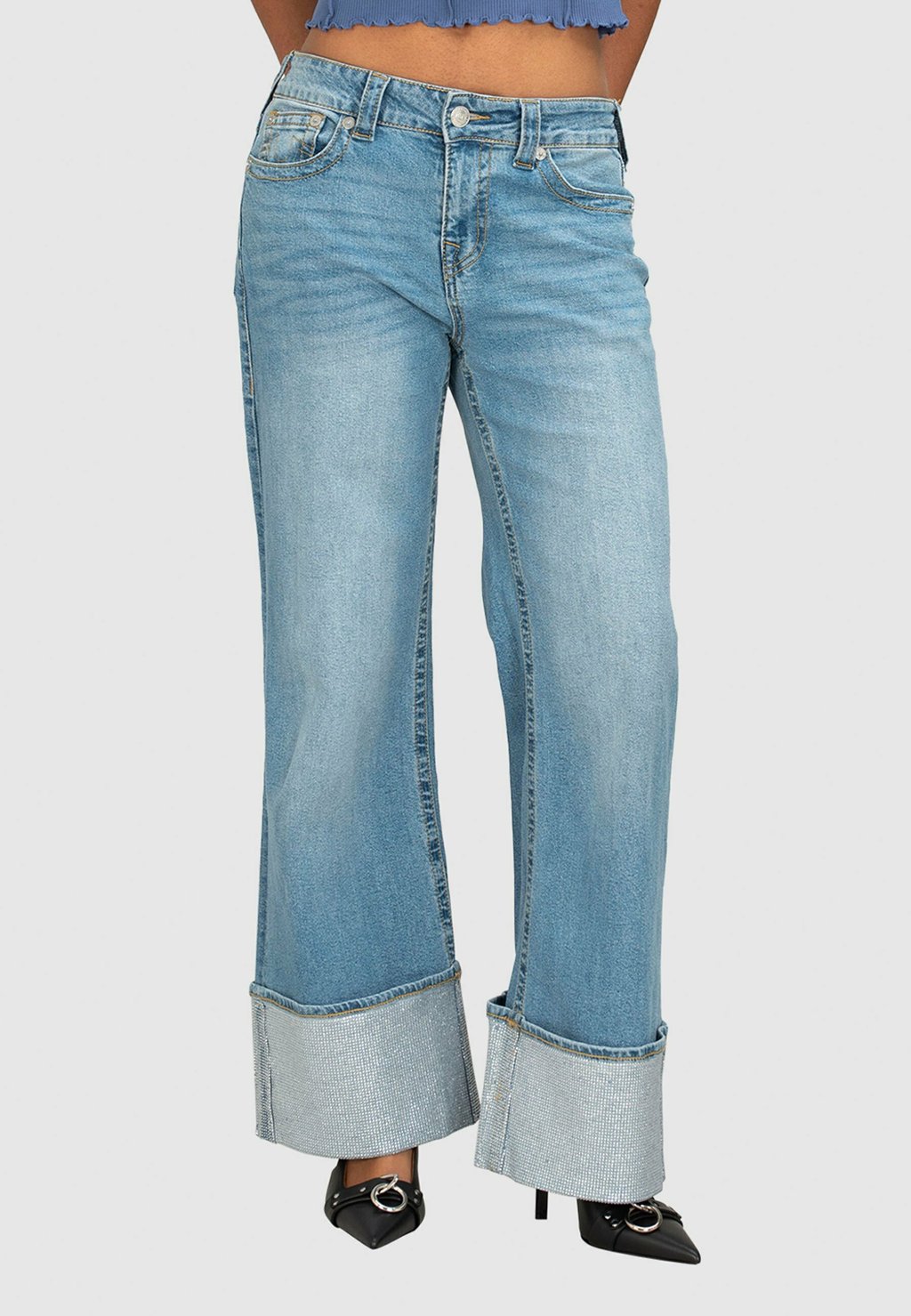 Расклешенные джинсы True Religion, синий
Расклешенные джинсы True Religion, синий