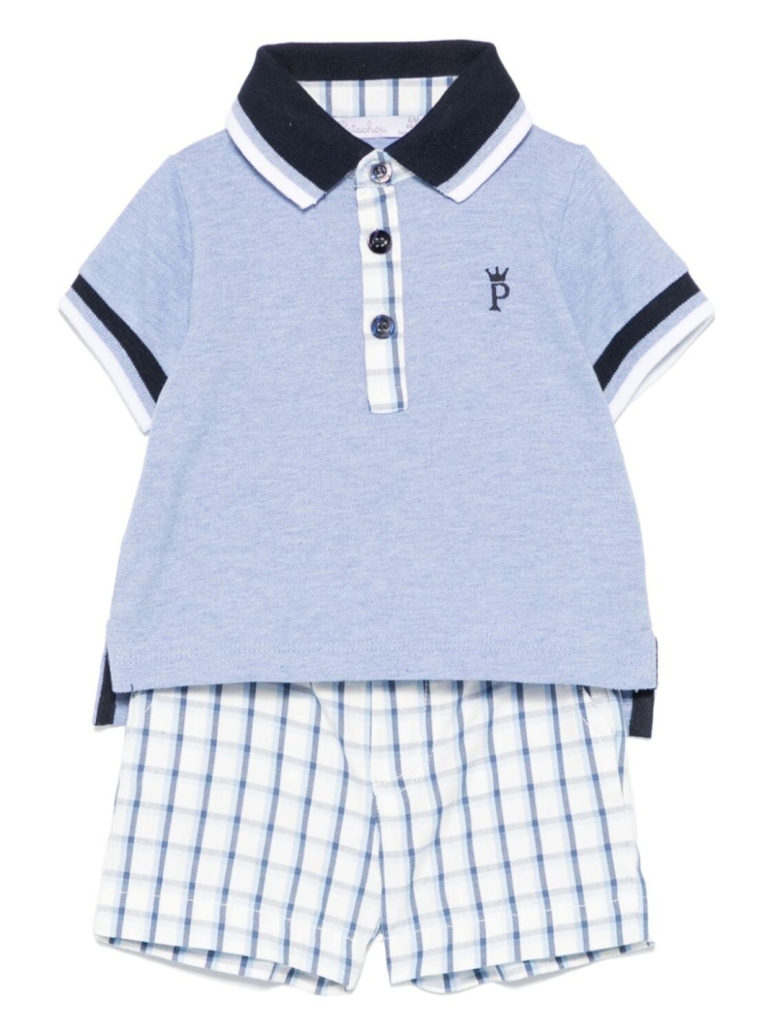 Комплект из футболки и шортов Patachou, синий
Комплект из футболки и шортов Patachou, синий