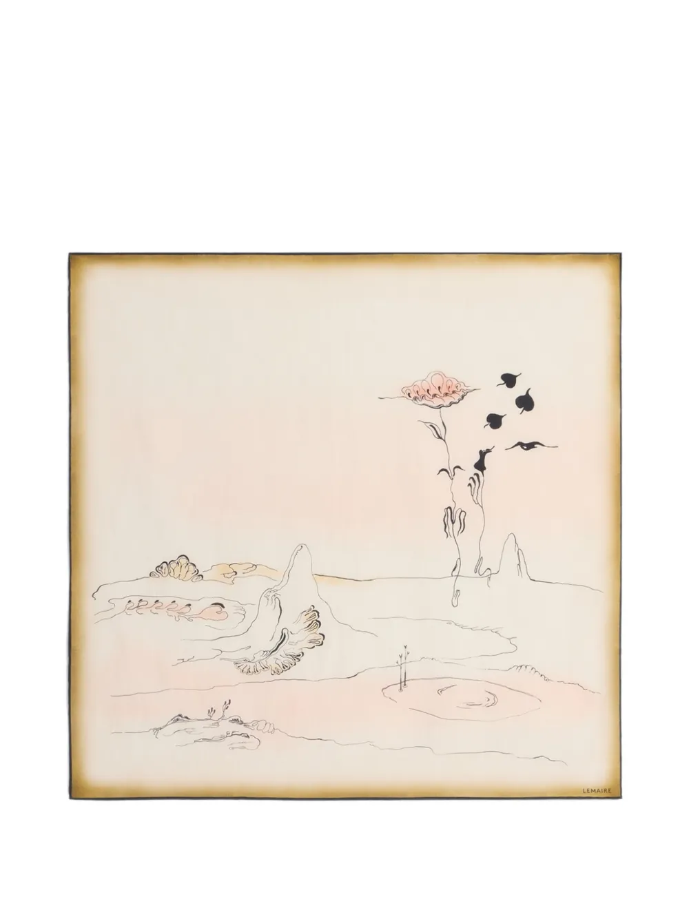 Платок с принтом Lemaire, бежевый
Платок с принтом Lemaire, бежевый