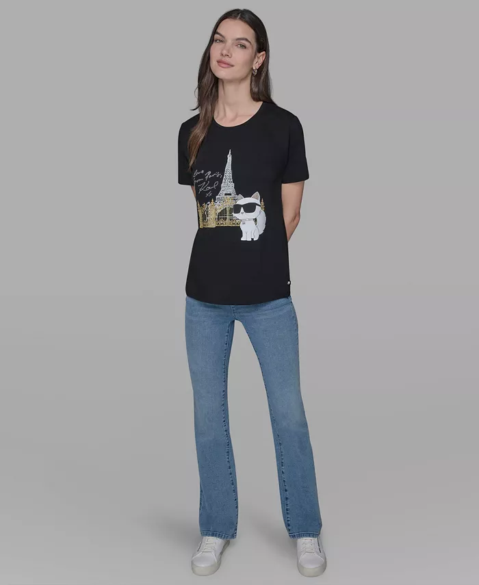 Женская водолазка Choupette In Paris с декором Karl Lagerfeld Paris, черный
Женская водолазка Choupette In Paris с декором Karl Lagerfeld Paris, черный