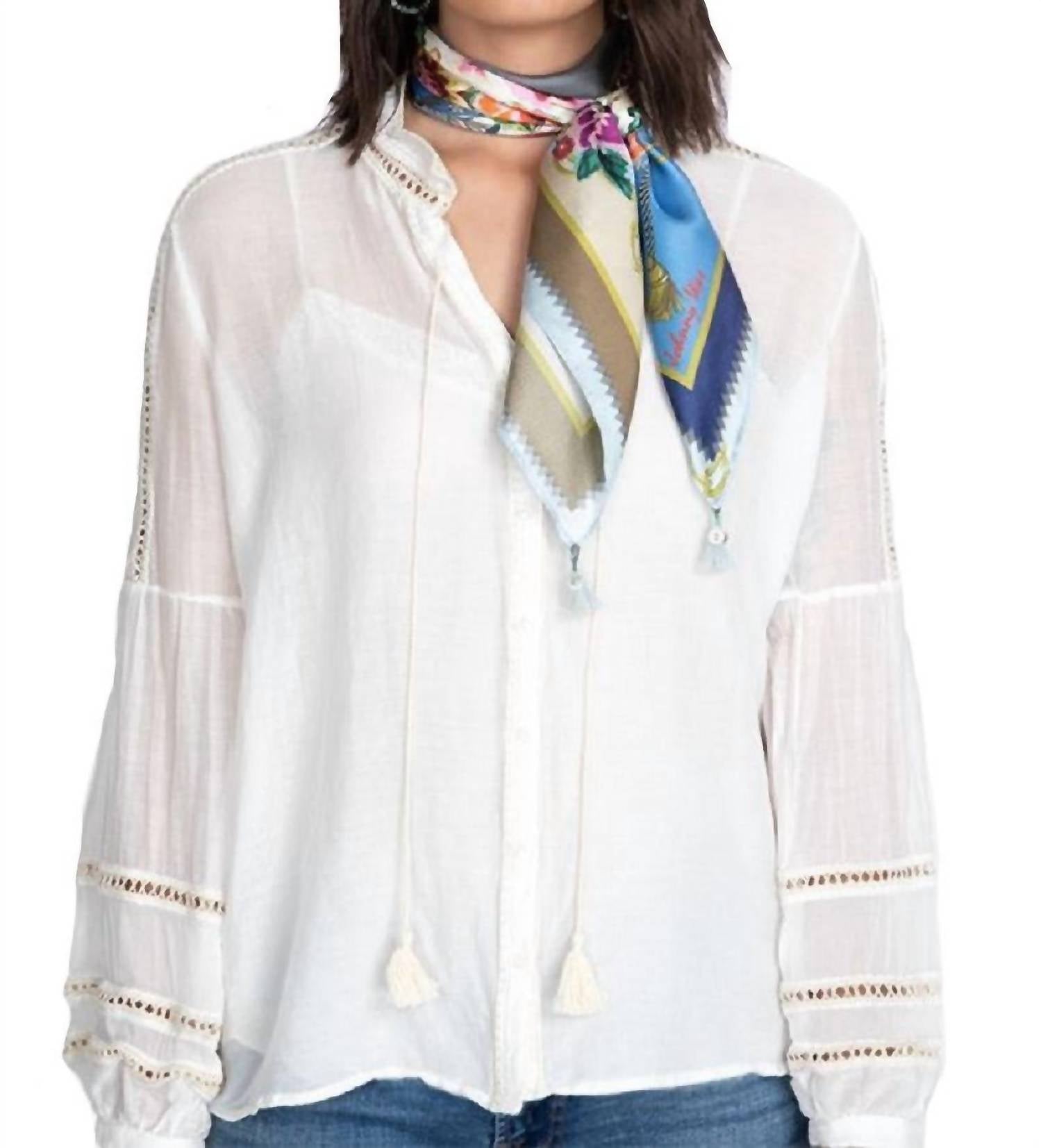 Шарф Four Seasons в многоцветном исполнении Johnny Was, цвет multi 
Шарф Four Seasons в многоцветном исполнении Johnny Was, цвет multi