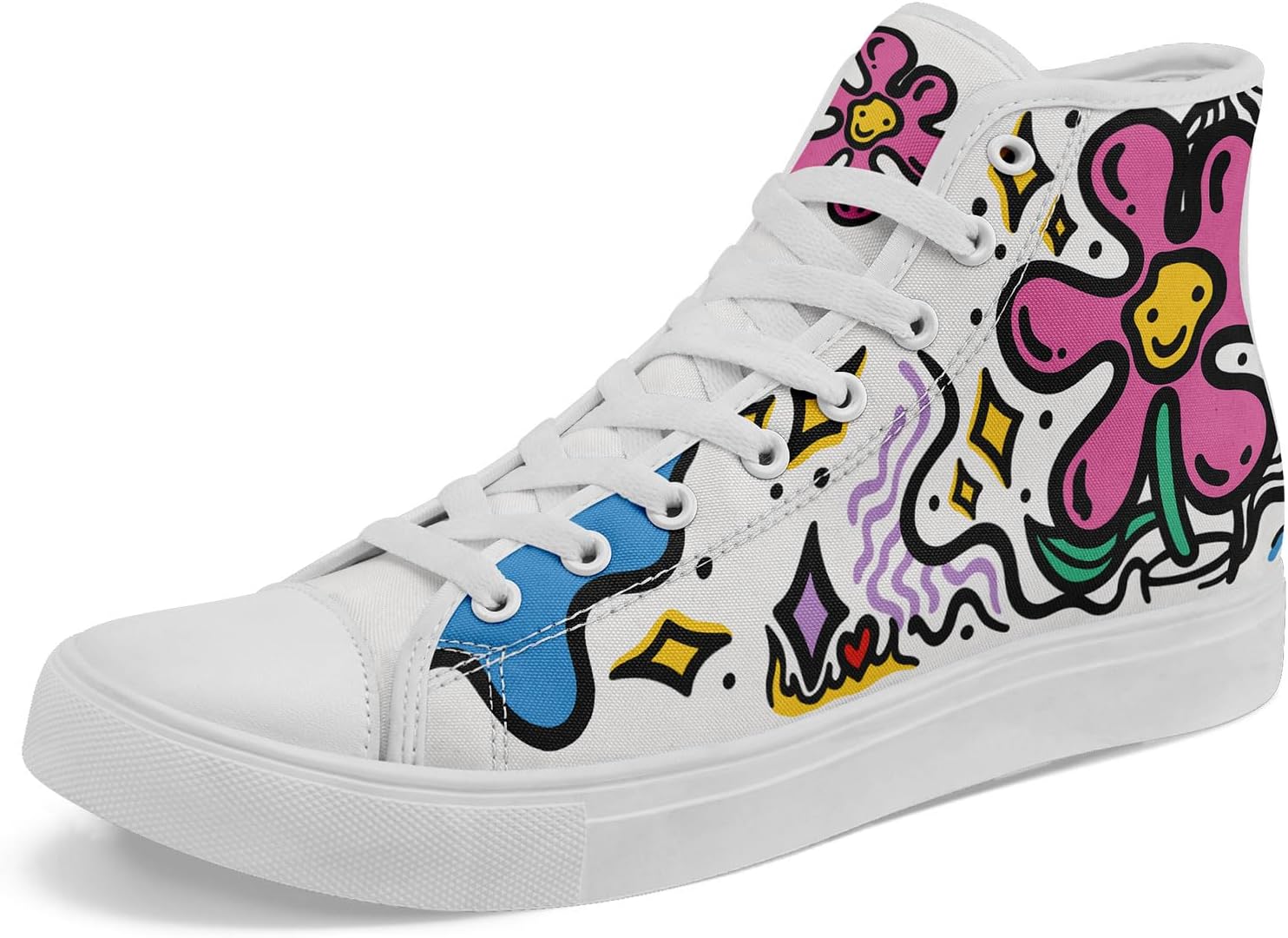 Стильные высокие кеды из холщовой ткани AWSOLE для мужчин и женщин, модные художественные дизайны, различные яркие стили, плоские кроссовки для ходьбы, белый/черный/синий/желтый/розовый
Стильные высокие кеды из холщовой ткани AWSOLE для мужчин и женщин, модные художественные дизайны, различные яркие стили, плоские кроссовки для ходьбы, белый/черный/синий/желтый/розовый