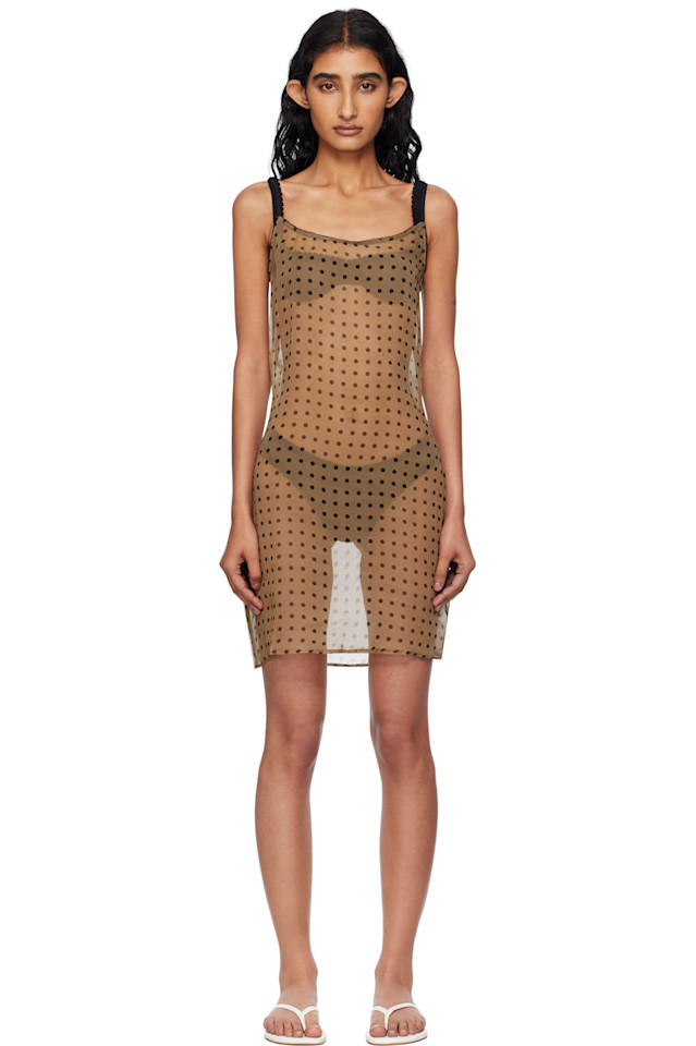 Платье-слip Nonna в горошек Fruity Booty, цвет tan
Платье-слip Nonna в горошек Fruity Booty, цвет tan