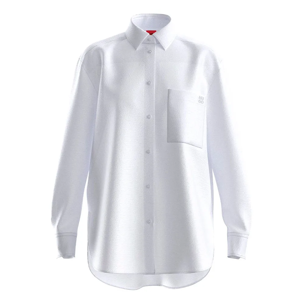 Блузка HUGO Elodina 10266665 01, белый
Блузка HUGO Elodina 10266665 01, белый