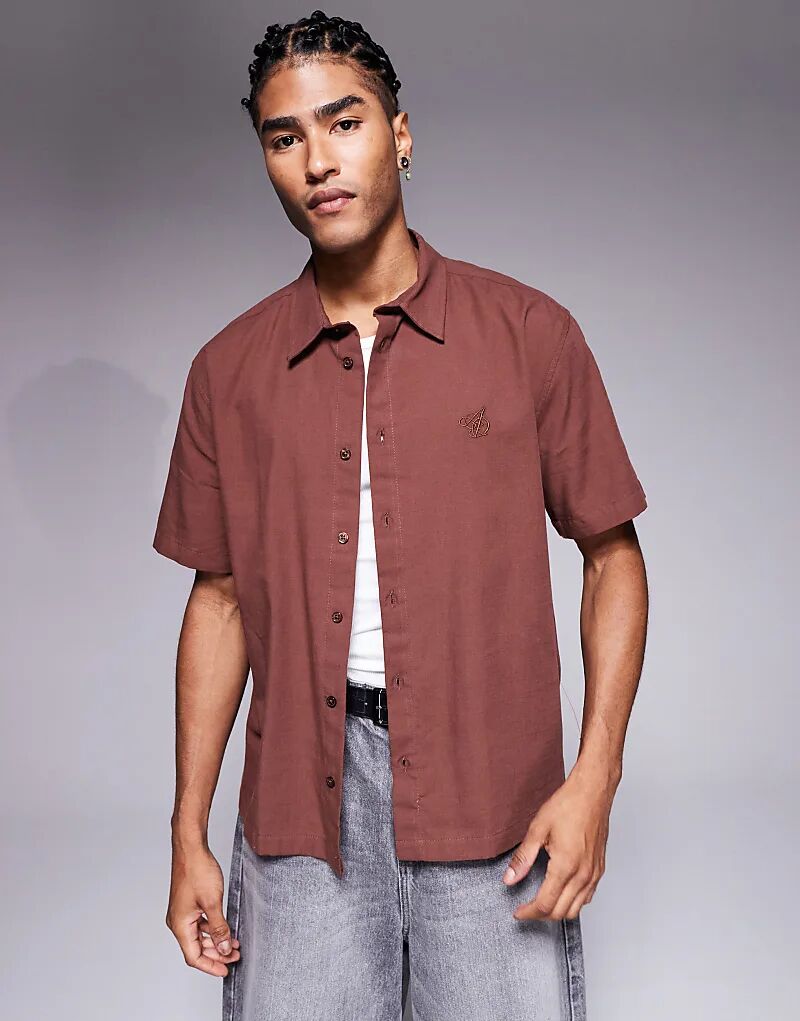 Свободная рубашка ASOS DESIGN с вышивкой на груди коричневого цвета
Свободная рубашка ASOS DESIGN с вышивкой на груди коричневого цвета