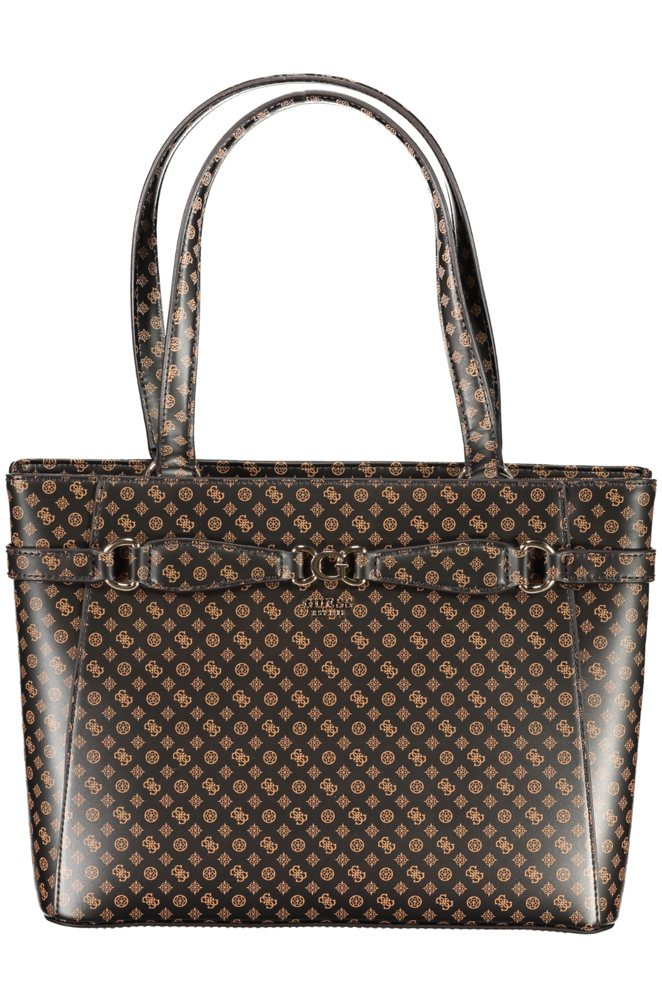 Сумка женская Guess Jeans Arlena Logo, коричневый / черный
Сумка женская Guess Jeans Arlena Logo, коричневый / черный