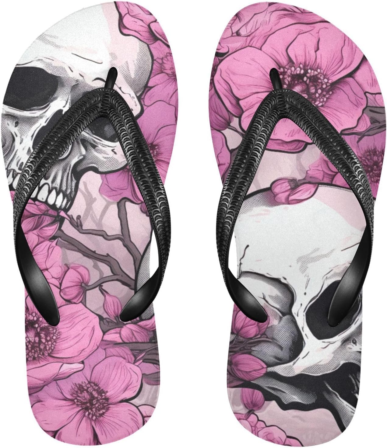 Женские и мужские летние пляжные шлепанцы с розовым цветочным черепом, для душа Kfbe
Женские и мужские летние пляжные шлепанцы с розовым цветочным черепом, для душа Kfbe